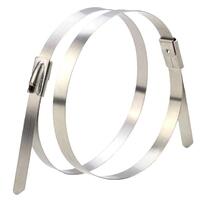 Stainless Steel Cable Tie, Silver 4.6x300mm (100pcs/bag)